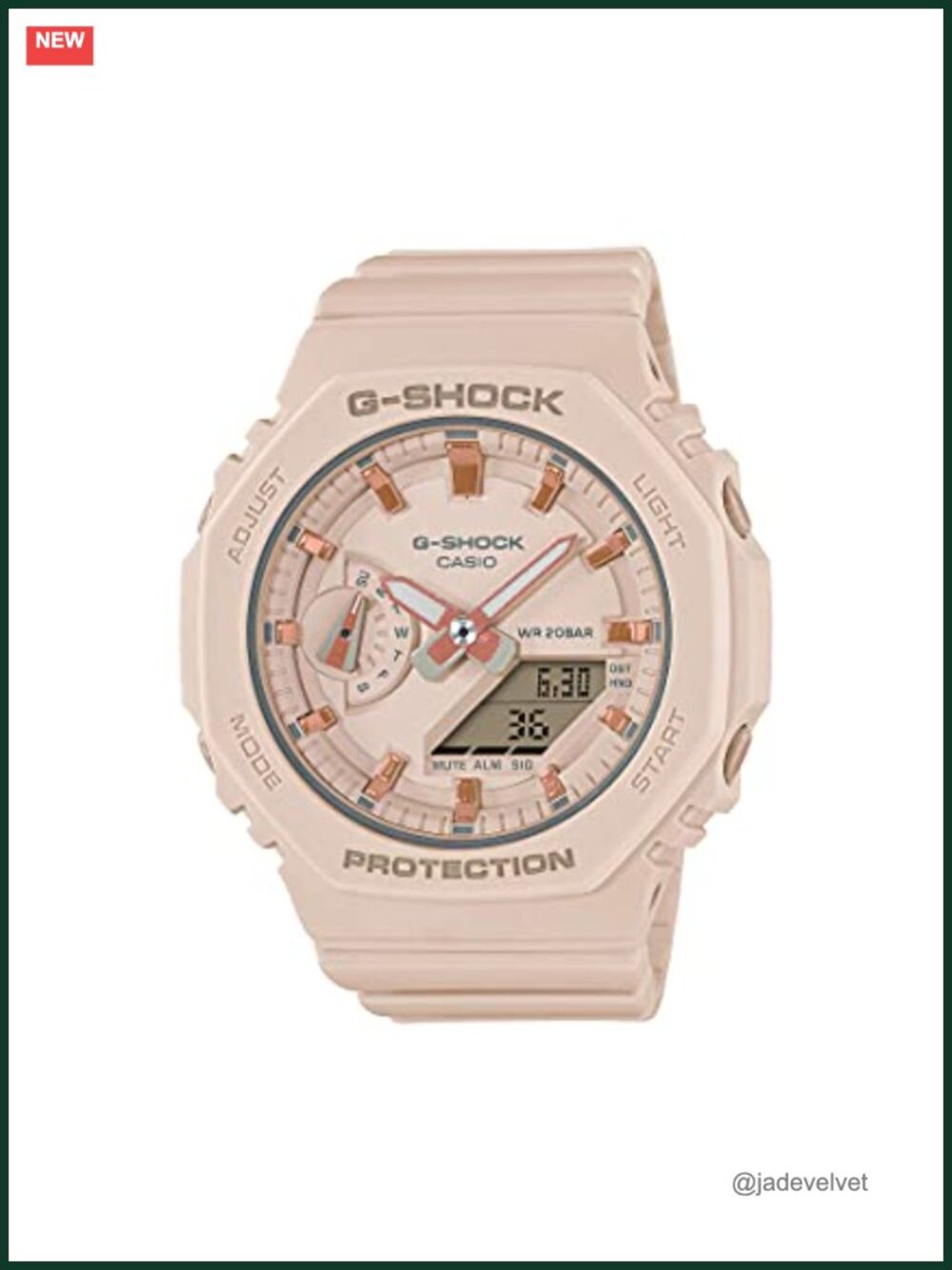 G-Shock Ladies S Series Analog-Digital Watch Carbon Core Guard Shock Resistant